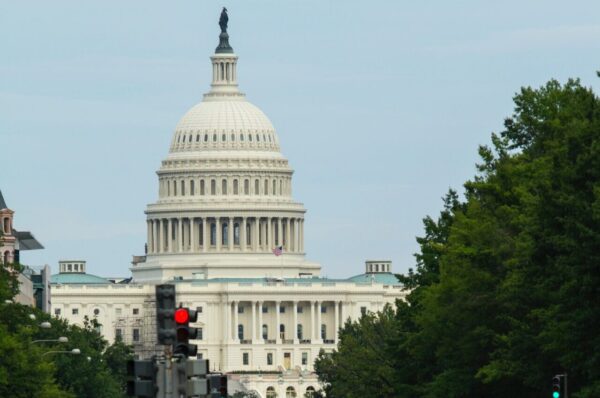 A beautiful view of the White House in America